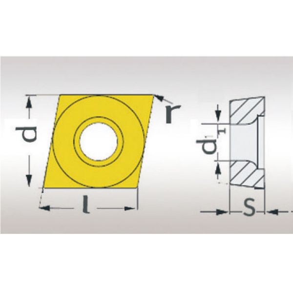 HM-Ersatzwendeplatten Optimum ISO CCMT060204